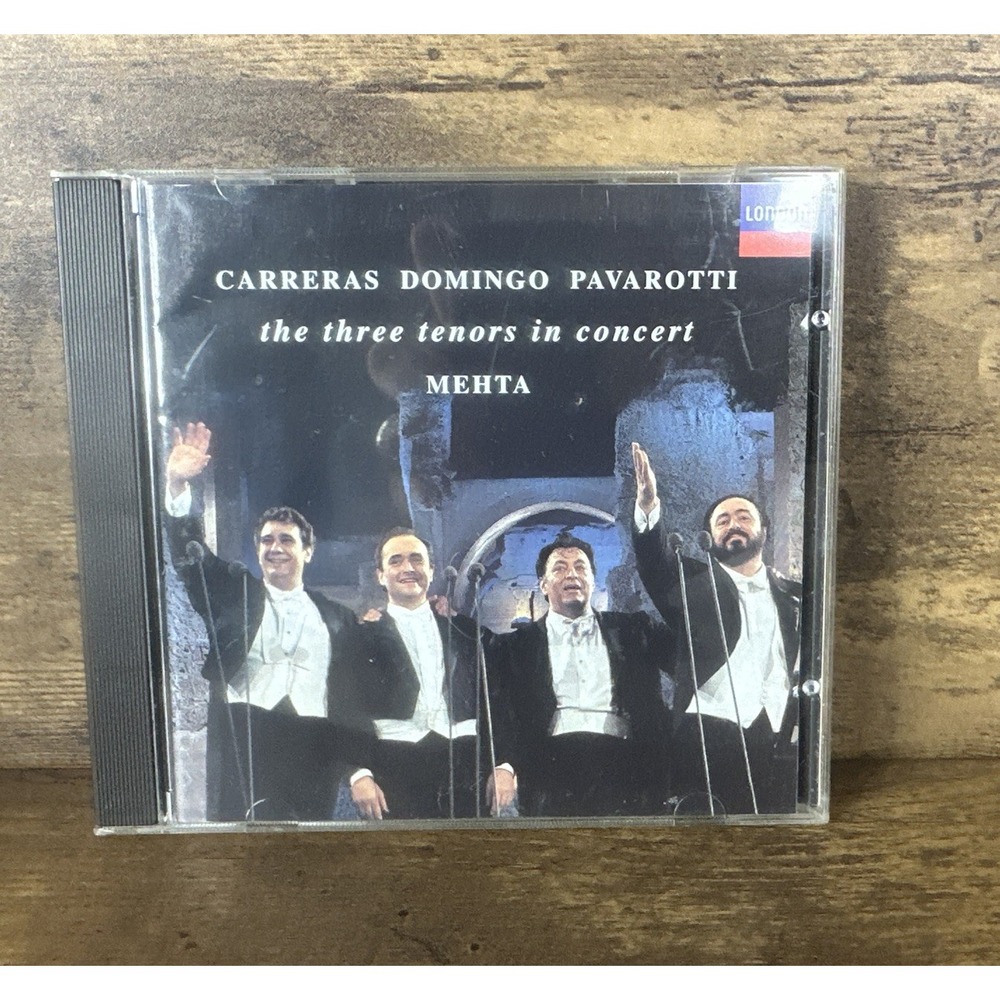 Carreras Domingo Pavarotti The Three Tenors in Concert Mehta Audio CD Tested.